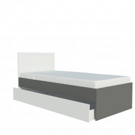 lozko-90-silver-z-szuflada